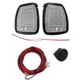 thumbnail image 4 of Scienceny 2 Pieces Vehicle Glass Rear-view Mirror 12V Driving Cushion Pad Heater Heated Defoggers Quick Safe Remover Warm DC Type2 Scienceny CZ10380-00B, 4 of 6