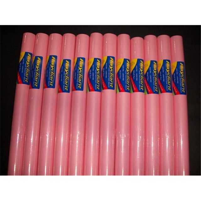 RiteCo Raydiant 80041 Riteco Raydiant Fade Resistant Art Rolls Pink 24 In. X 12 Ft. 12 Pack
