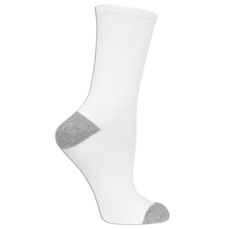 Fruit of the Loom Women's Arch Support Crew Socks, 6 Pack