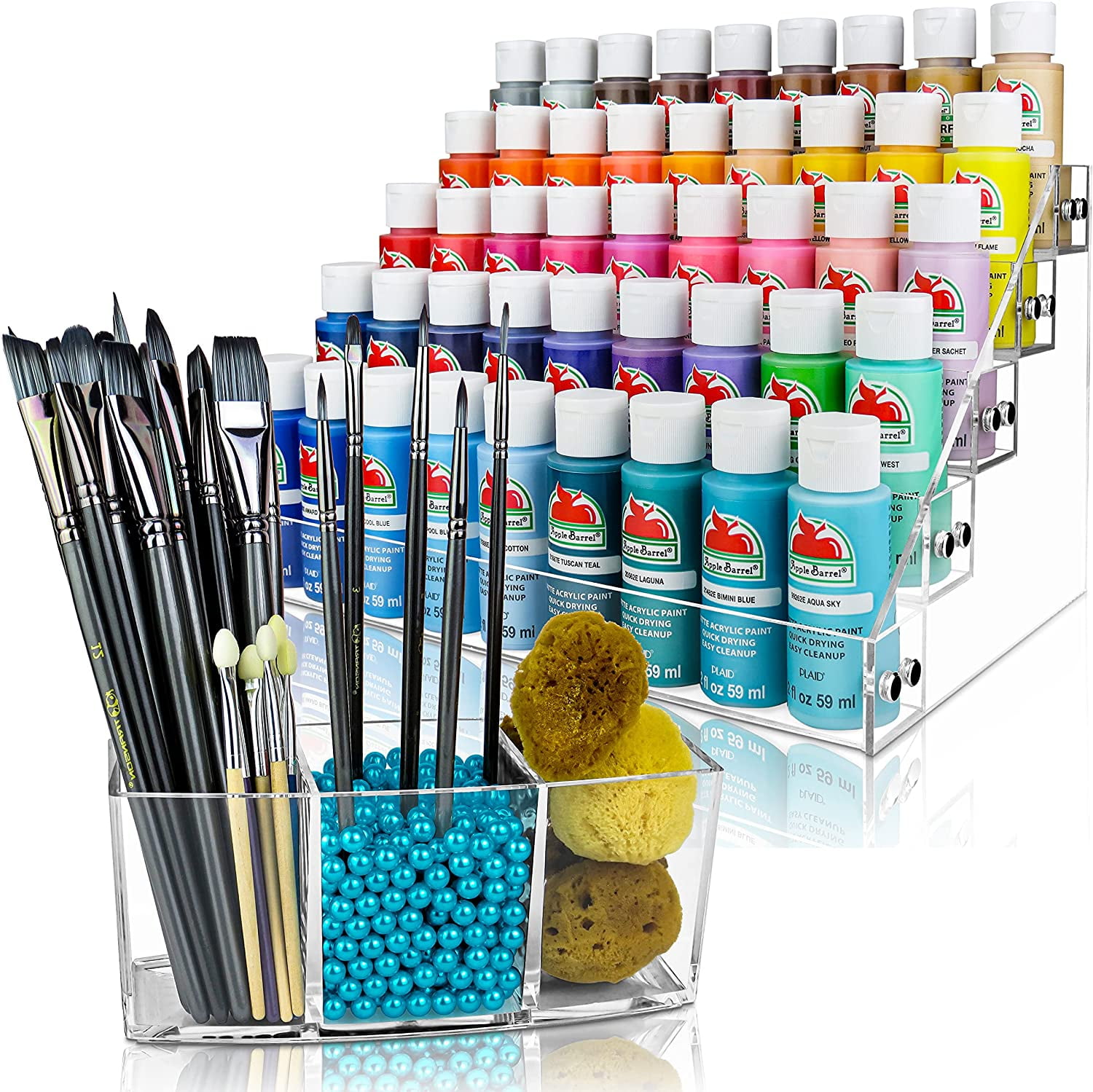 Paint Brushes Pens Storage Holder Rack Organizer for Painting Crafts DIY