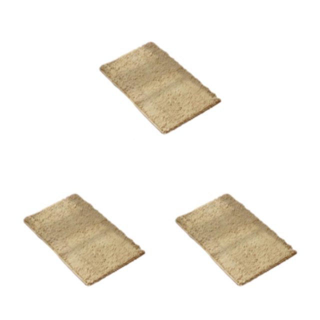 Baohd Water Absorbent Floor Mat - Exquisite Crafted Anti-slid Bottom Safe Strong Water Absorption Camel 40cm*60cm 3Set