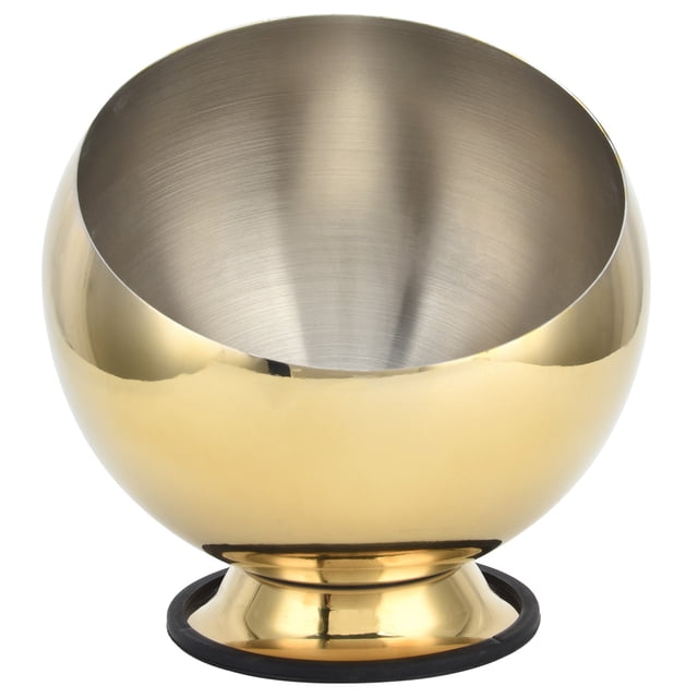 Cuenco de condimento de acero inoxidable, olla para salsa picante, para restaurante, con base