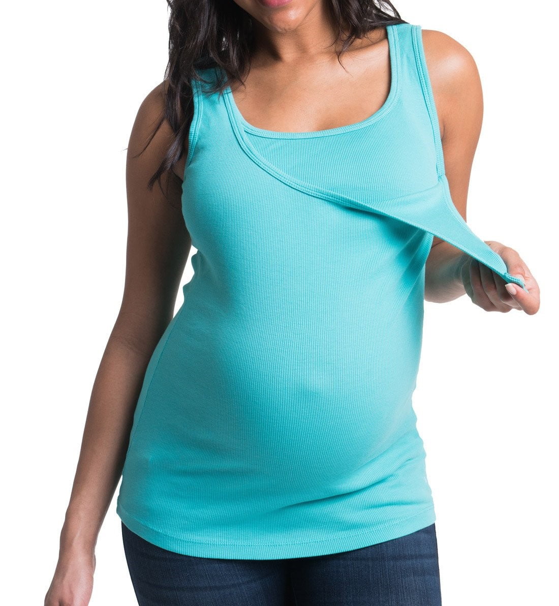 BUN BUN 100 Cotton Maternity Nursing Tank B7007