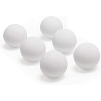Champion Sports Lacrosse Balls: Official Size Sporting Goods Equipment for Professional, College & Grade School Games, Practices & Recreation - NCAA, NFHS and SEI Certified - 6-Pack - White