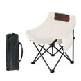 thumbnail image 1 of Silla de camping plegable Zulema Beige Blanco, 1 of 8