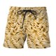thumbnail image 1 of WILLBEST Pantalones Cortos Cortos para Hombre Pantalones Cortos Casuales Sueltos con Estampado 3D de Comida y Personalidad de Moda para Hombre Pantalones de Playa, 1 of 2
