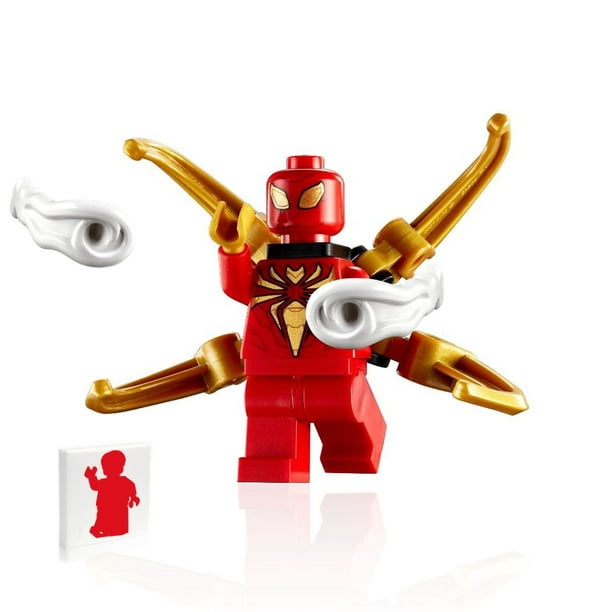 LEGO Super Heroes Spider-man Minifigure - Iron Spider Armor (with Mechanical Arms and Power Blasts)&nbsp; - Walmart.com