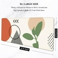thumbnail image 2 of Large Mouse Pad, XXL Gaming Mousepad, Desk Mat for Desktop, Thick Rubber, Big & Long Size, Stitched Edges, Full Desk Pad for Laptop & Computer, Extended 31.5 x 11.8 in, Boho Abstract Art, 2 of 6
