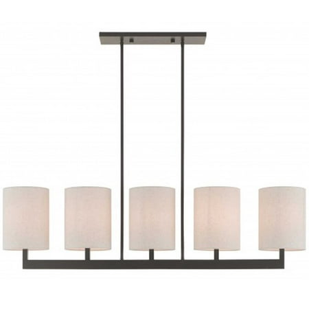 

Livex Lighting Hayworth 5 Light Linear Chandelier