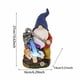 thumbnail image 2 of Solar Para Jardín, Estatua De Papá Noel, Luces De Paisaje, Decoración De Jardín De Resina, Escultura De Resina Con Luz Solar Yuarrent HA041589-01, 2 of 6