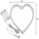 thumbnail image 3 of 1 pieza de luz de neón LED con forma de corazón de amor rosa, luz nocturna de pared con letrero de neón, regalo de Navidad, estudios, fiestas, bares, Navidad, habitaciones para niños, salas de estar, 3 of 3