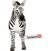 Schleich Wild Life Realistic Female Zebra Figurine - Authentic and Highly Detailed Wild Animal Toy - Durable Toys for Boys and Girls - Kids Ages 3+