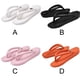thumbnail image 5 of Chanclas de punta abierta para mujer, playa, piscina, fiesta, zapatillas casuales, sandalias planas de PVC antideslizantes 1 par Yuarrent AP1245-11, 5 of 7
