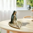 thumbnail image 5 of Elegant Desktop Ornaments for Home Decoration - Resin Figurine Stand for Cultivating Appeal, 5 of 7