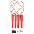 thumbnail image 2 of Tren de aterrizaje y Funda protectora Zulema para B2C B2 Bugs 2w D80 F18 RC Drone Propeller Protector rojo, 2 of 8