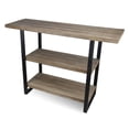 thumbnail image 2 of CheungsRattan FP-4326 Table en Bois avec Base en Métal, 2 of 3