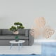 thumbnail image 2 of Árbol bonsái artificial,Bonsái artificial para decoración de escritorio o interior,Bonsái artificial,planta falsa en maceta.,Placa de pared con hojas de palma,Decoración de pared de, 2 of 8