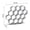 Multicolor H As Shown, variant on Stainless Steel Honeycomb Mini Hexagon Cookie Cutter Baking Tool for Creating Decorative Fondant Shapes and Cookies