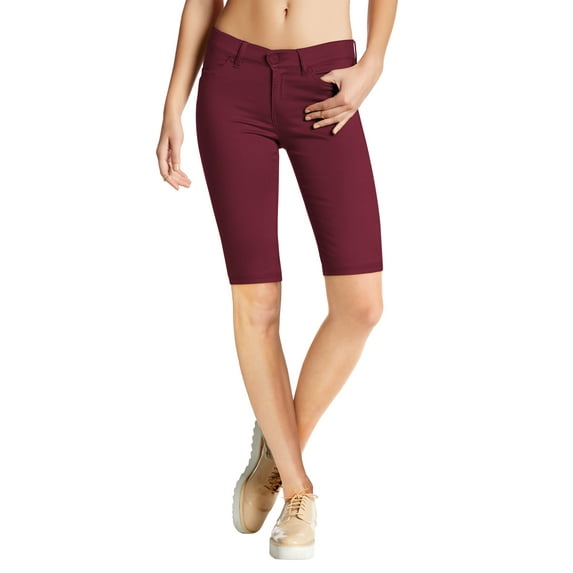 Womens Perfectly Shaping Hyper Stretch Bermuda Shorts