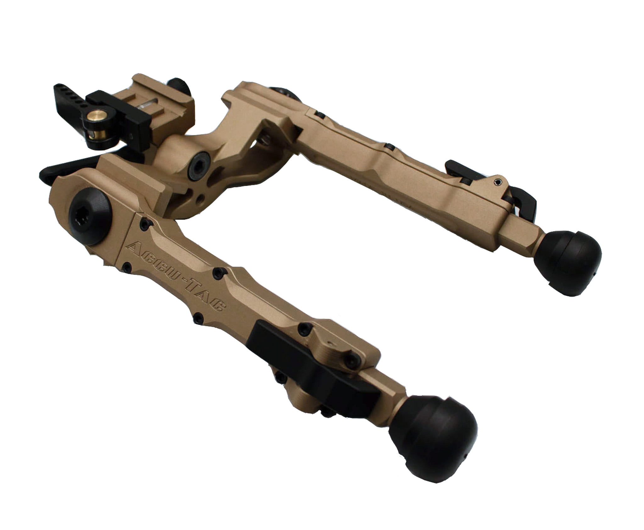 Accu-Tac SR-5 G2 Bipod - Black Precision Rifle Rest For Hunting & Shooting