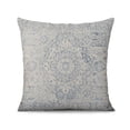 thumbnail image 2 of Set of 2 Boho Pillow Covers 20x20inch, Linen with Unique Blue Carpet Design, Ideal Decorative Throw Pillows for Sofa, Couch, Farmhouse or Outdoor Decor, 2 of 7