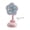 Pink, variant on Necvior Portable Small Desk Fan Featuring Gentle Night Light in Elegant Flower Shape