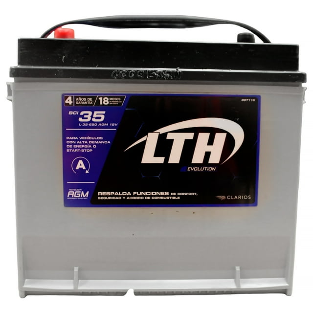 Lth Agm L-35-650 12V 650 A Bci Para Uso Automotriz
