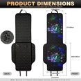 thumbnail image 7 of COEQINE Quilted Car Front Seat Cover 2 Pack Non-Slip Decorative Bucket Seat Cover Heavy Duty Dog Car Seat Protector Universal Fit Auto Accessories, Mushroom Butterfly Galaxy, 7 of 7