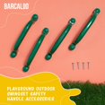 thumbnail image 4 of Juego de 4 accesorios de asa de seguridad para exteriores, juego de 2 barras de seguridad de color v multicolor, 4 of 8