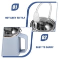 thumbnail image 3 of TAILTOSS Spill Proof Stainless Steel Tumbler with Straw Anti Choke Design for Elderly Drinking, 3 of 8