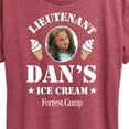 thumbnail image 3 of Forrest Gump - Lieutenant Dan's Ice Cream - Women's Short Sleeve Graphic T-Shirt, 3 of 5