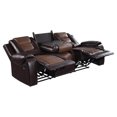 thumbnail image 5 of Pemberly Row Double Reclining Sofa with Drop-Down Cup Holder in 2-Tone Brown, 5 of 9