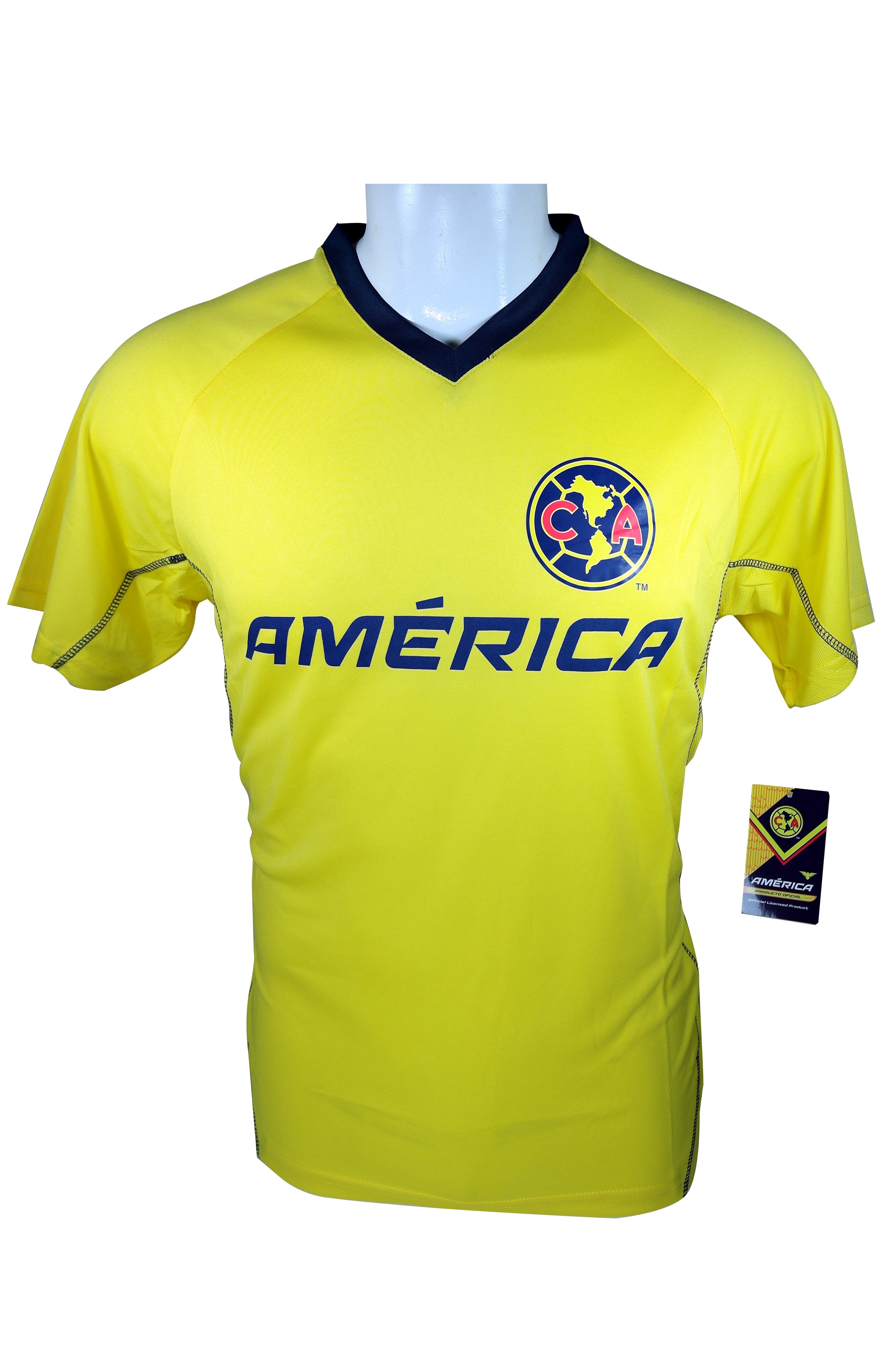 RhinoxGroup Adult Club America Official Soccer Poly Jersey Shirt 002 