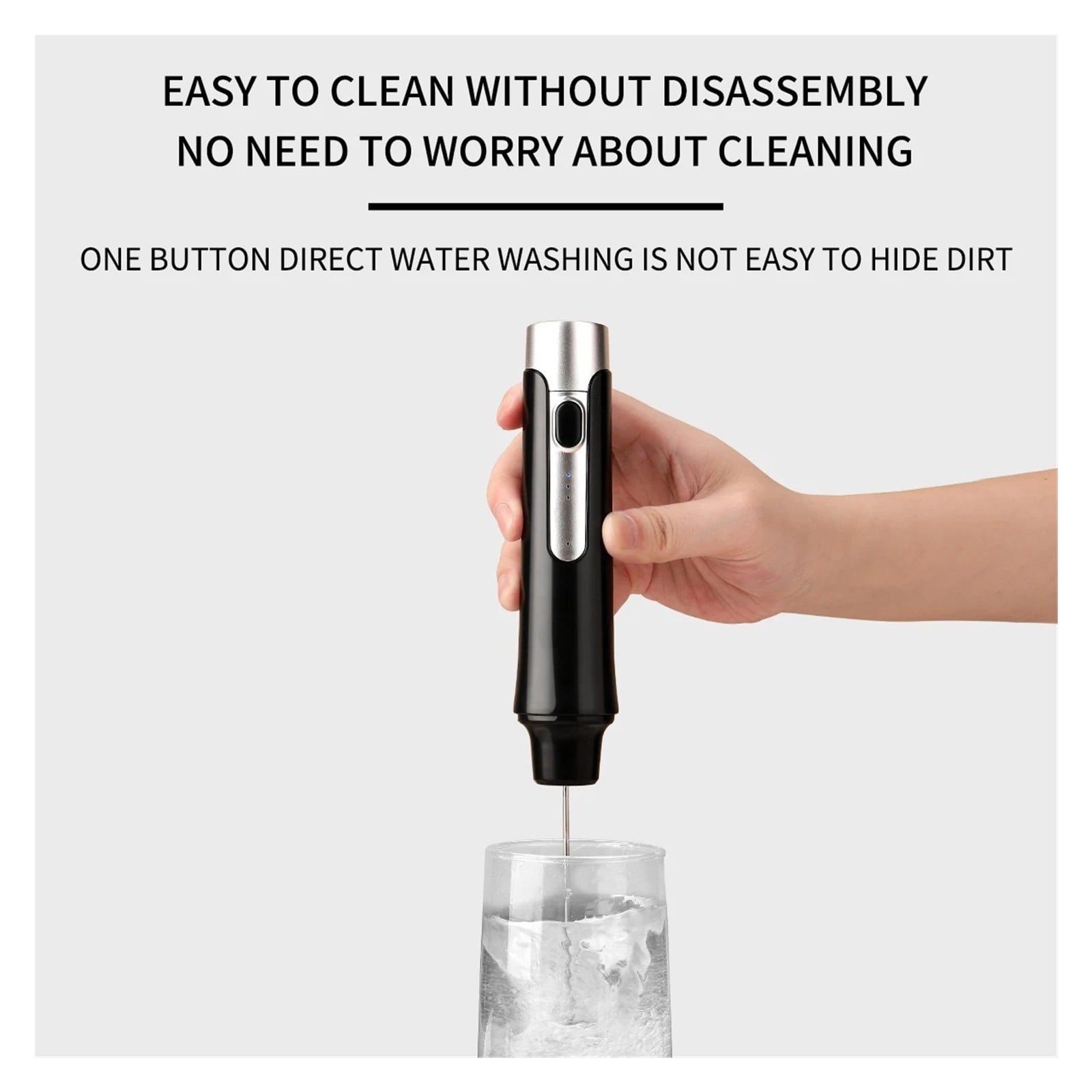 Milk Frother Handheld Foamer Coffee Maker Egg Beater Cappuccino Stirrer Portable Blender Kitchen