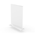 thumbnail image 1 of FixtureDisplays® 12PK 8.5x11" Clear Polystyrene Sign Holder Picture Frame Photo Menu Holder Countertop Display Rack 11193-3-8.5x11-12PK Peel off protective film (white) before use., 1 of 4