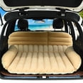 thumbnail image 3 of Gymax Inflatable SUV Air Backseat Mattress Flocking Travel Pad w/Pump Camping Travel, 3 of 10