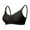 ZB Black, variant on Bras for Women Mesh Jelly Adjustment Comfort Wirefree Sports Bras Beige L