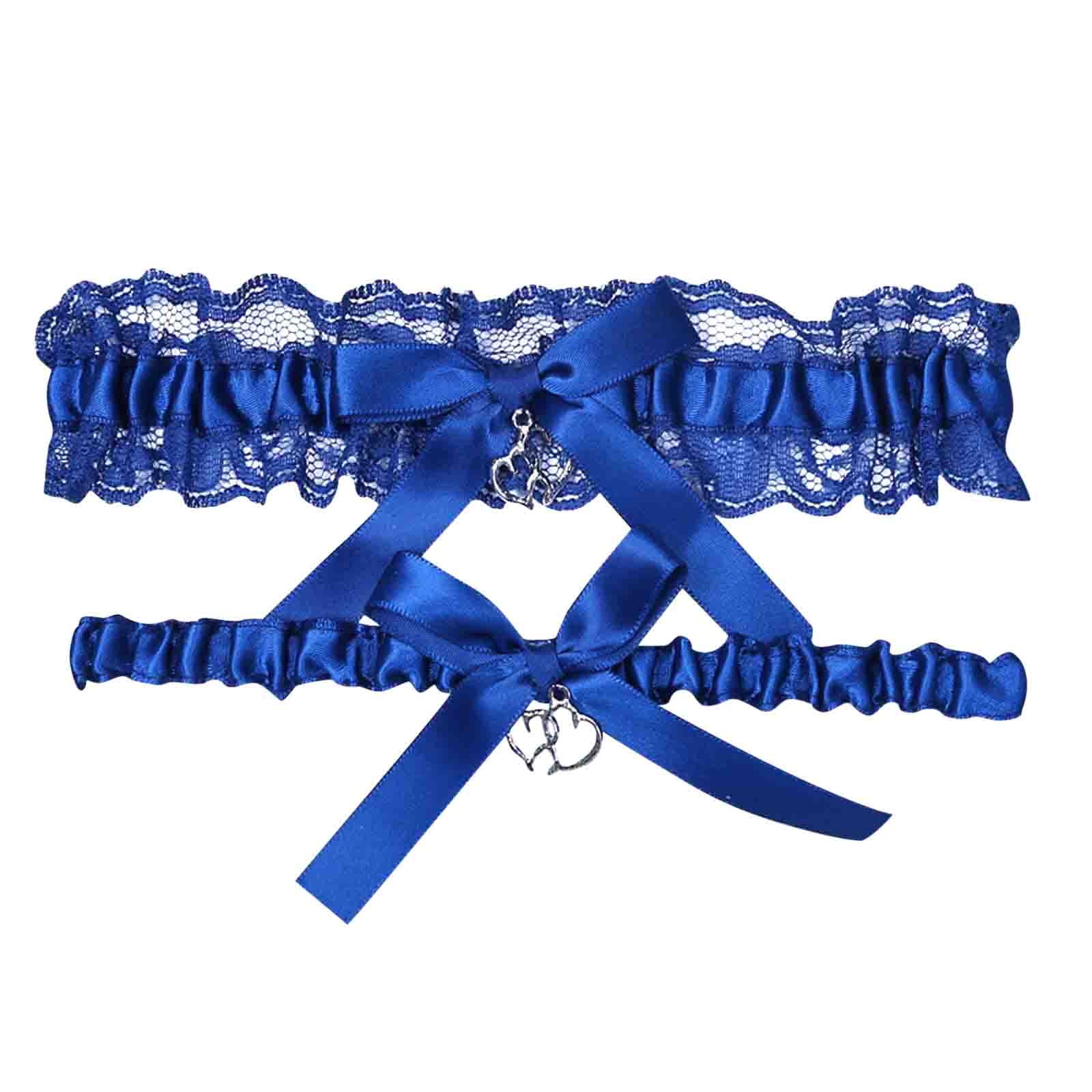 Hesxuno Garters for Bride Women Lace Wedding Garter Belts for Bride