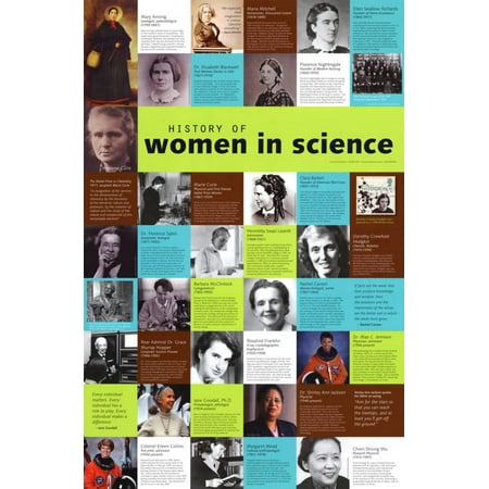 Learning Zone Poster - Women in Science Poster Laminated Poster - 23x35