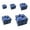 Blue, variant on Selrti 1 Set Exploding Gift Box 5 Layer Christmas Money Box Paper Reusable Holiday Gift Boxes for Holding Snacks Sweets Cash Birthday Wedding Xmas Party