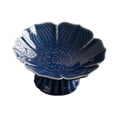 thumbnail image 1 of Rongfmy Porcelain Footed Bowl Countertop Fruit Tray for Kitchen Farmhouse Dining Table blue, 1 of 9