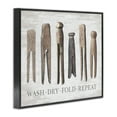 thumbnail image 3 of Rustic Laundry Phrase Black Framed Giclee Art, 14 x 11, 3 of 8