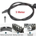 thumbnail image 1 of 5 Meter Electric Drill Drain Dredging Spring Sink Cleaner Sewer Dredging Tool For Kitchen And Bathroom Plumbing Bathtub Shower, 1 of 5