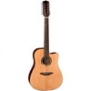 Luna WABI SABI Dread Cutaway Acoustic/Electric Guitar - 12 String