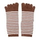 thumbnail image 2 of Calcetines Tobilleros Yuyangstore de Cinco Dedos Algodón 3 Colores Marrón, 2 of 7
