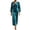 Blue, variant on Sheghy Womens PlusβSize CrewβNeck LongβSleeve Velvet Solid Maxi Dress Sky Blue