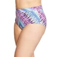 thumbnail image 3 of Raisins Curve PURPLE Curve Stolen Heart Printed High Waist Bikini Bottom, US 20W, 3 of 4