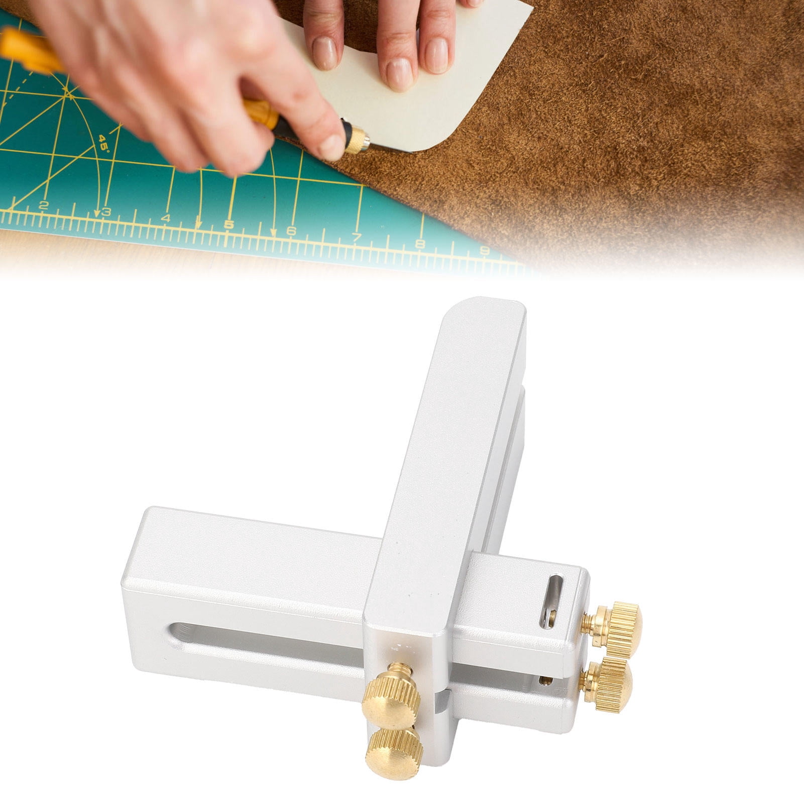 Yajisi Aluminum Alloy Belt Strip Cutter – Ergonomic Leather & Strap Cutting Tool for Handicrafts