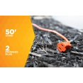 thumbnail image 4 of Cable de extensión Woods, ligero, 50 pies, calibre 16, naranja SJTW, 4 of 8