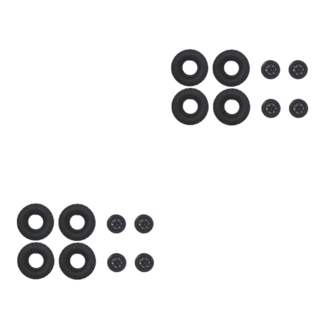 relayinert 1/2/3/5 4WD Wheel Rim Tires For WPL C24 B24 B36 B16 C14 Car RC B14 Tires Wheel Rims 2PCS